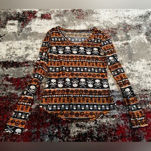 No Boundaries- Halloween Long Sleeved Shirt - Size Medium (7-9)